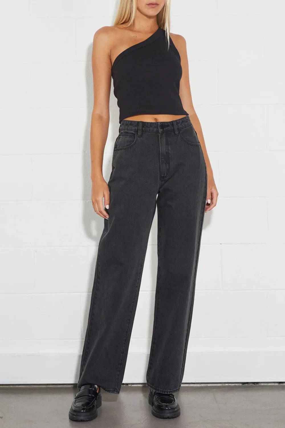 Super High Waisted Loose Jeans