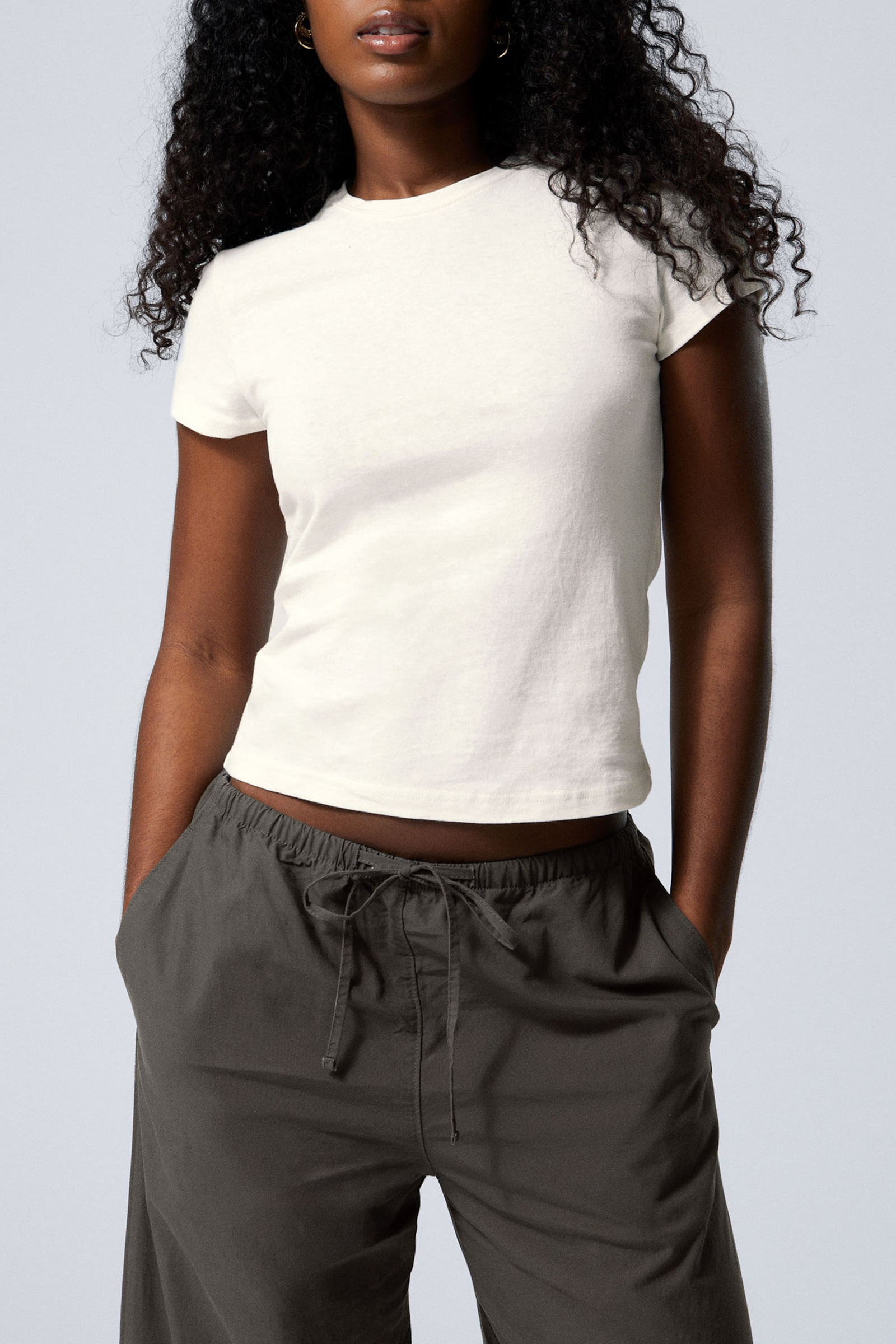 Slim Crew Neck Cotton T-Shirt