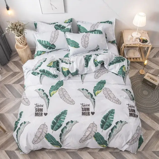 Duvet Cover Flat Bed Sheet Bedding Set