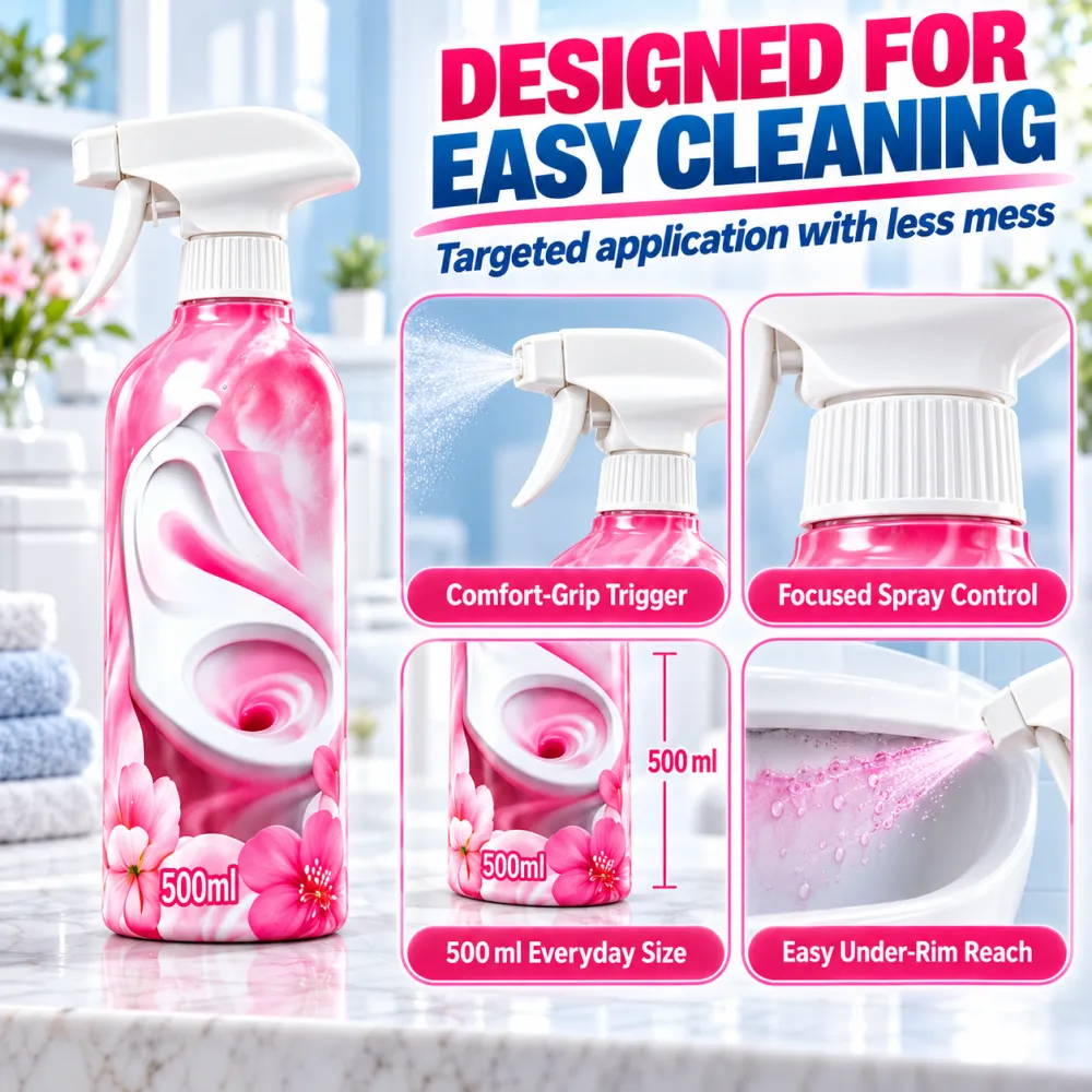Floral Toilet Cleaning Spray