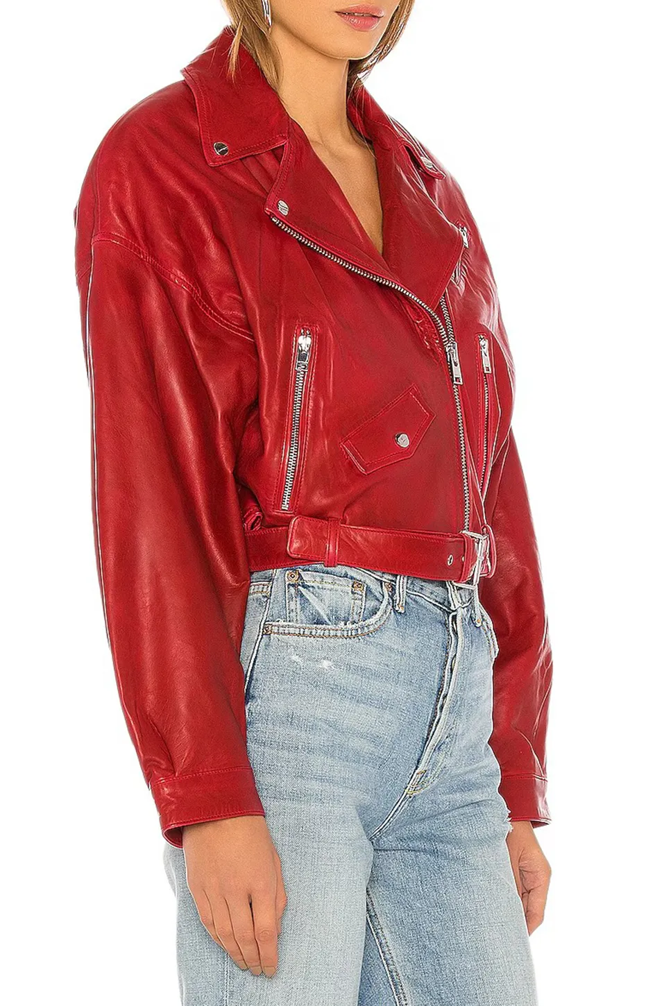 Faux Leather Biker Jacket
