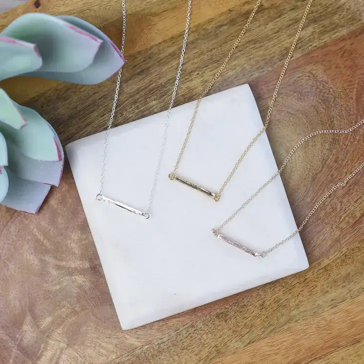 Latitude Bar Necklace