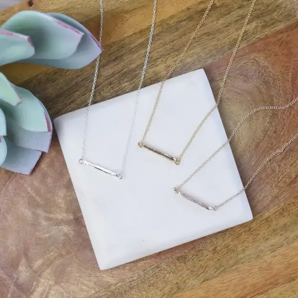 Latitude Bar Necklace