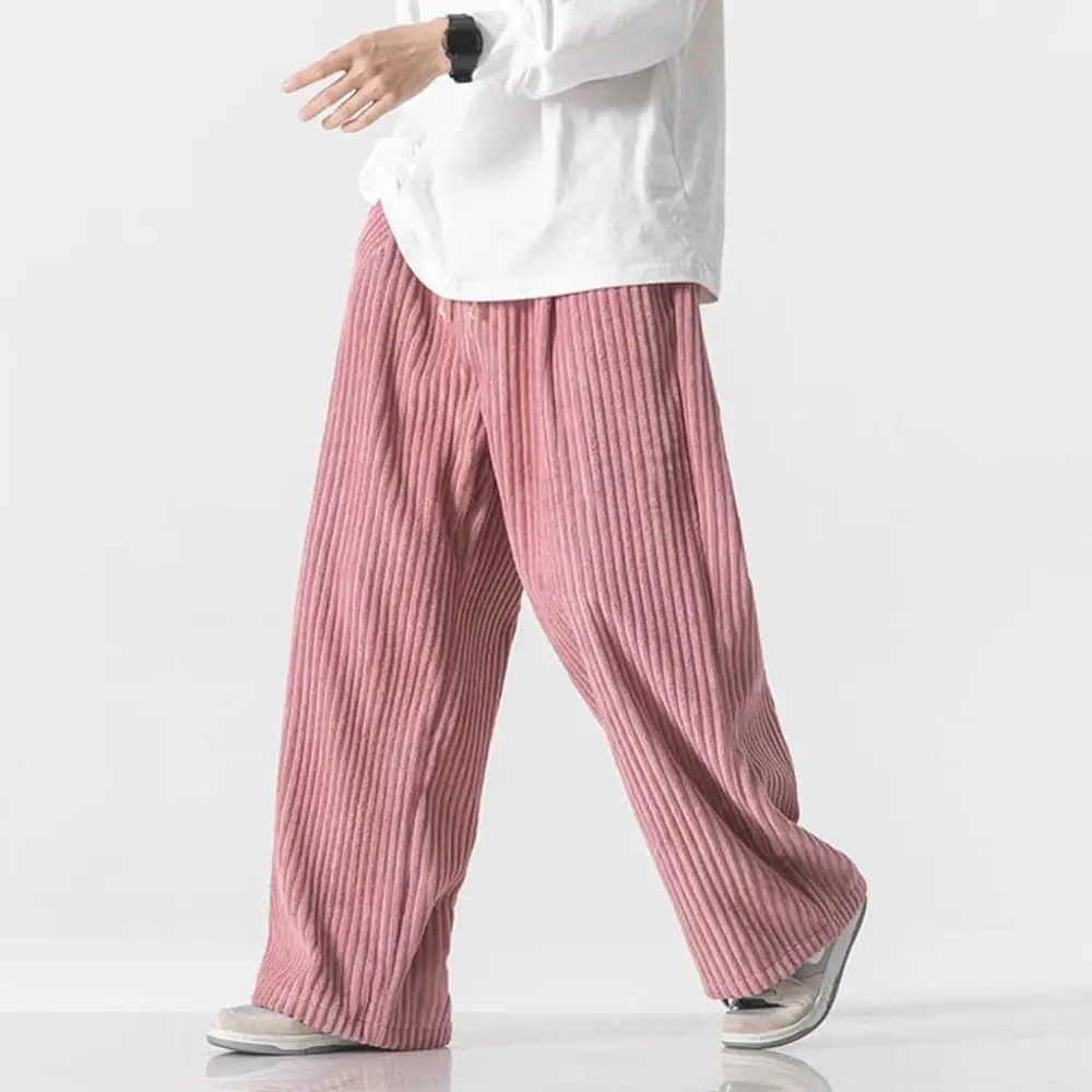 Textured Corduroy Wide Pants