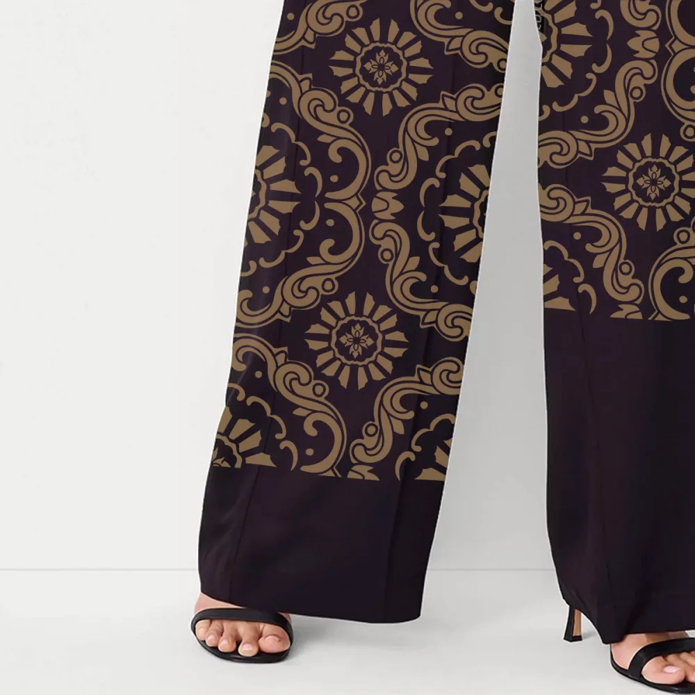 The Pleated Wide Leg Pant