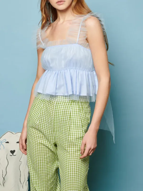 Tulle Cami Top