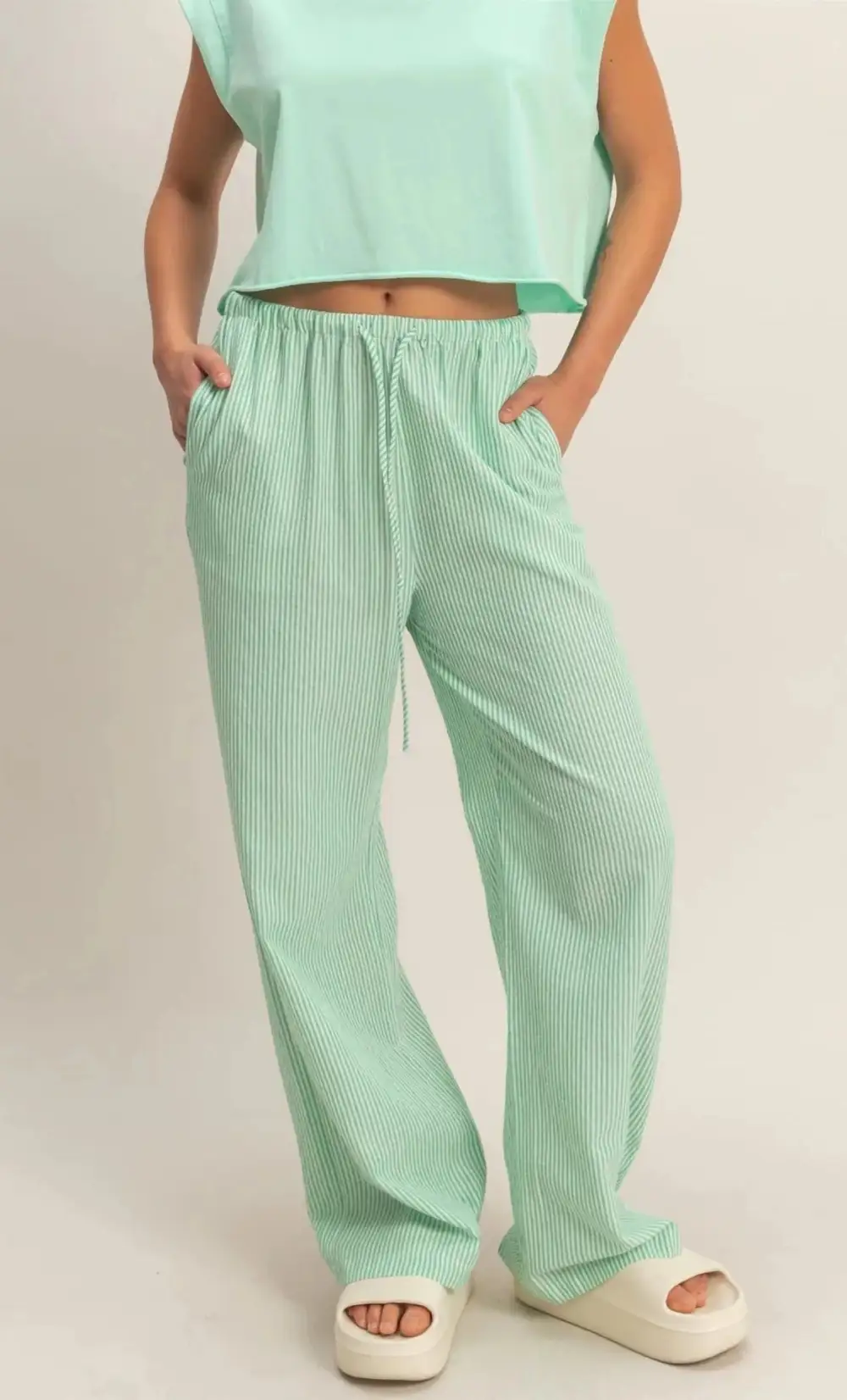 Striped Resort Wide Pants