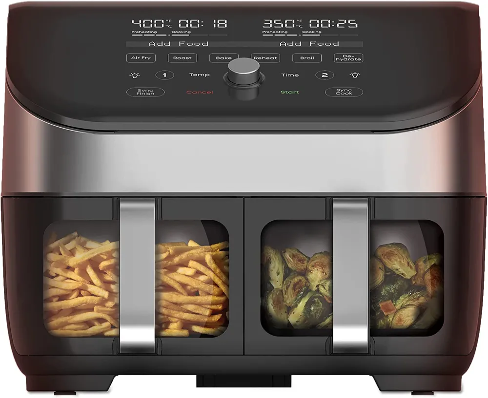 Omni Pro 19 QT/18L Air Fryer Toaster Oven Combo, From the Makers of Pot, 14-in-1 Functions, Fits a 12