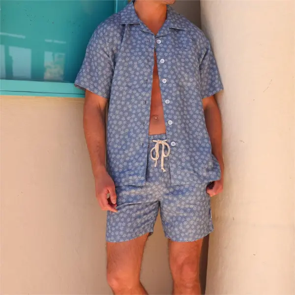 Oversized Linen Shirt - Daisy Denim