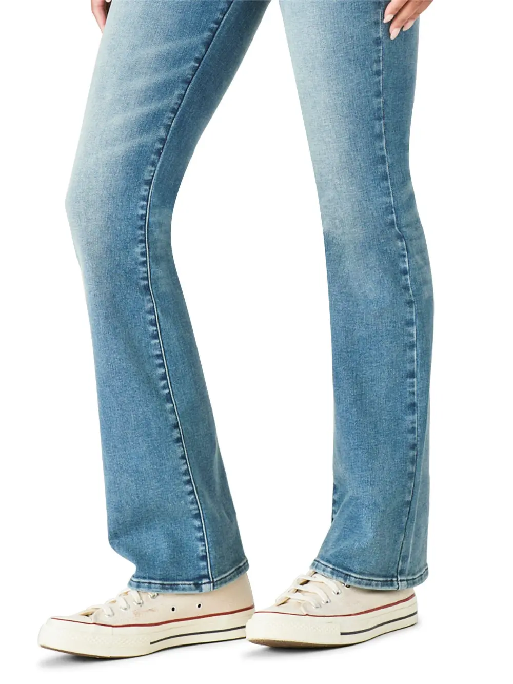 Classic Boot Cut Mid Rise Jeans