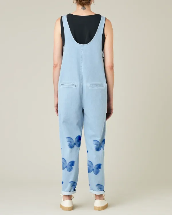 LIGHT BLUE DENIM JUMPSUIT