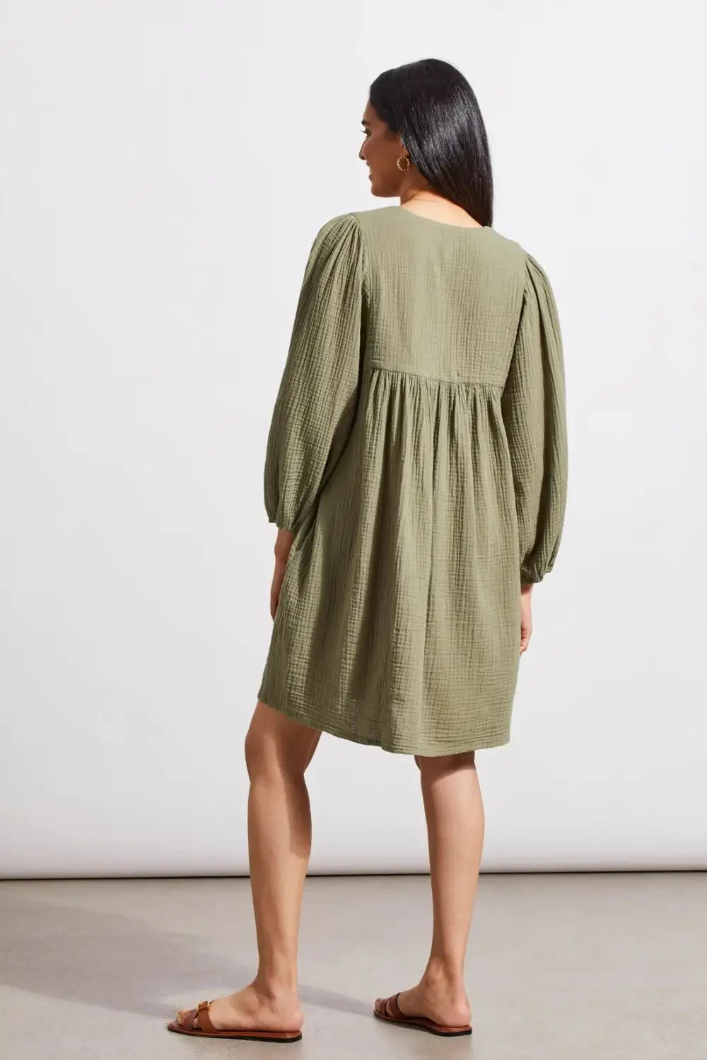 Women's Puff Sleeve Casual Dress