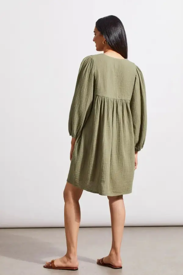 Women's Puff Sleeve Casual Dress