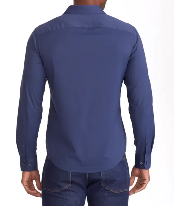 Men's Navy Blue Blouse