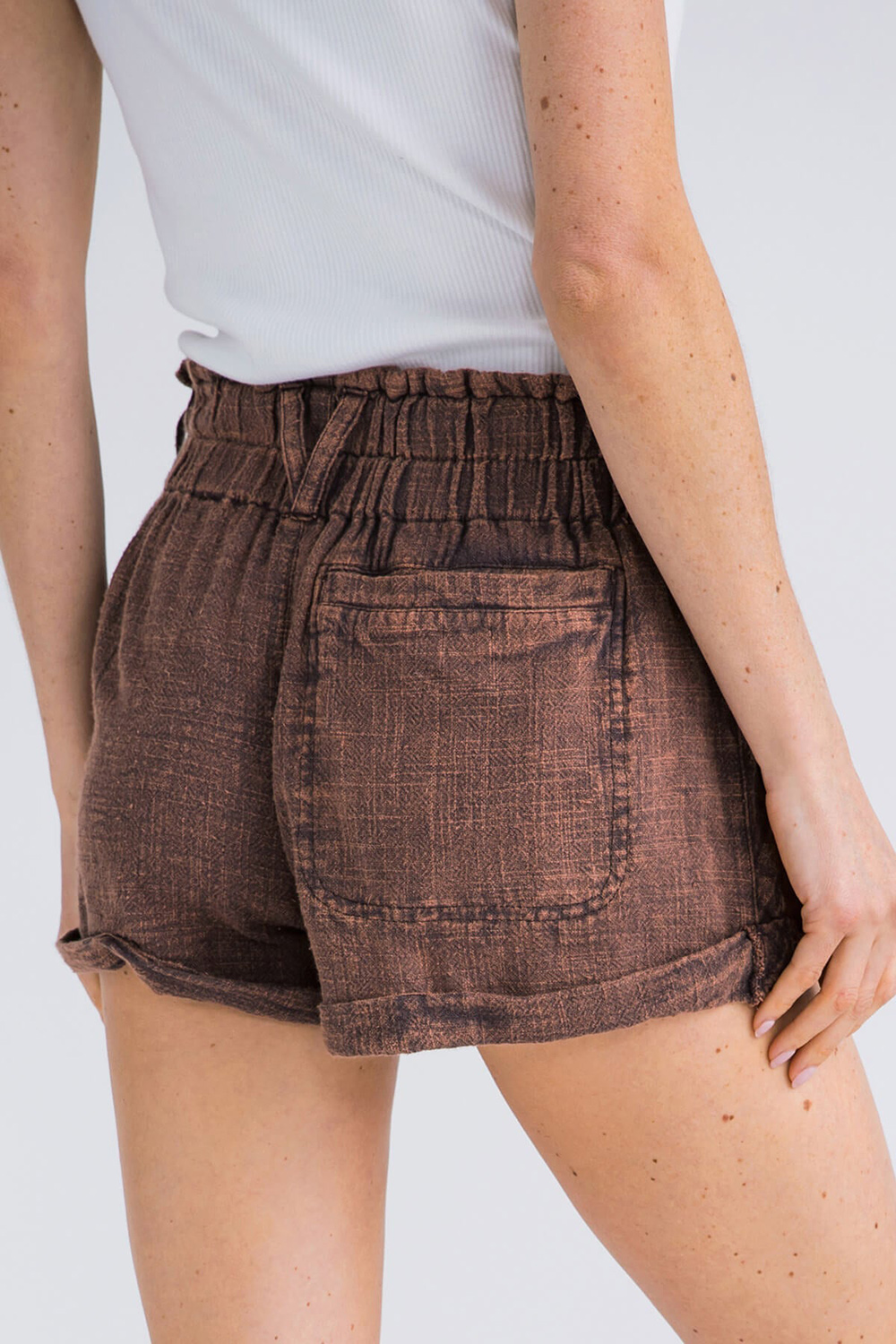 Free People Solar Flare Baja Short - coconut shell