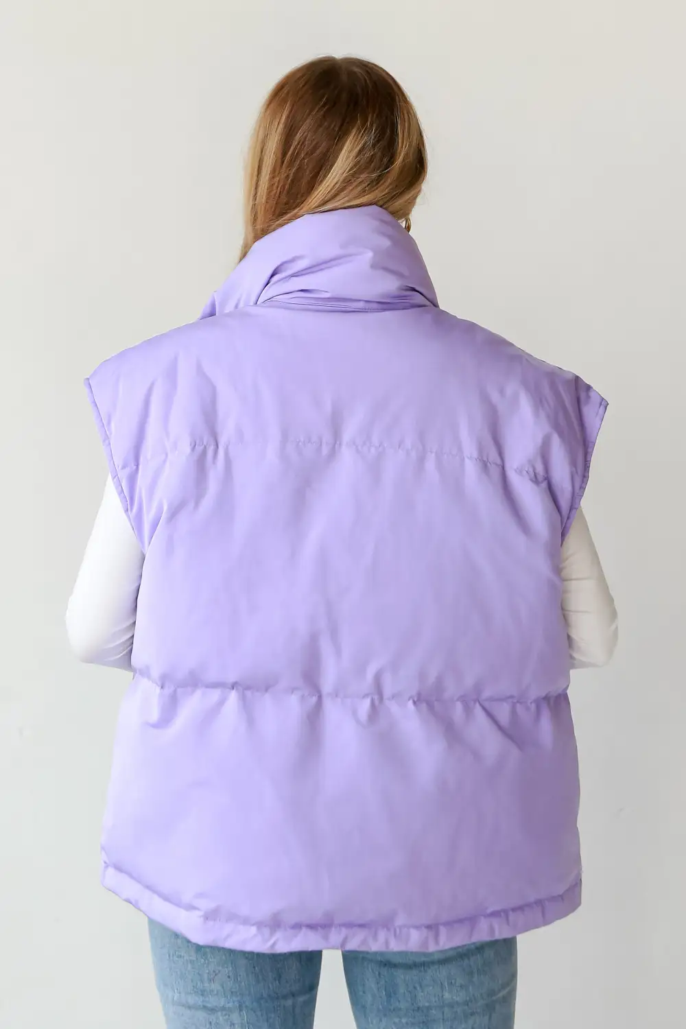 FINAL SALE - Talk That Talk Purple Puffer Vest