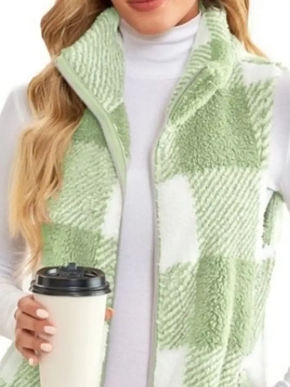 Full Size Color Block Zip