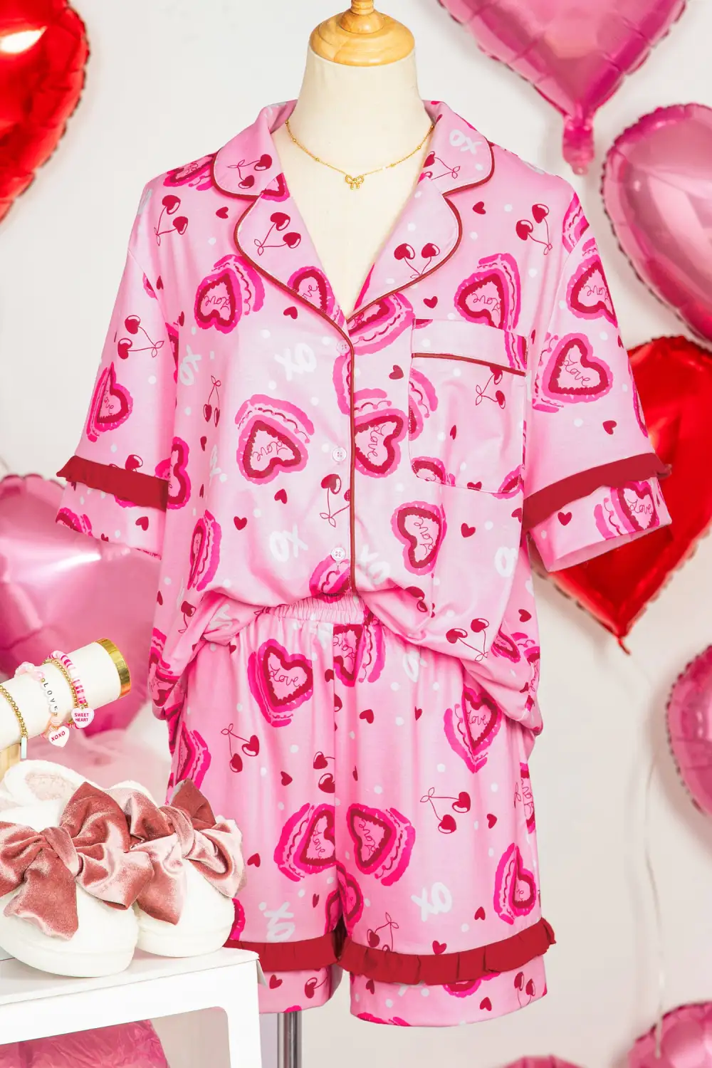 Sweet Heart Pajama Set