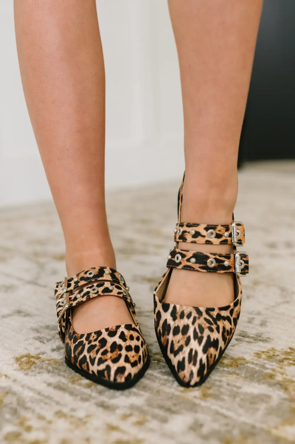 Buckle Catwalk Flats