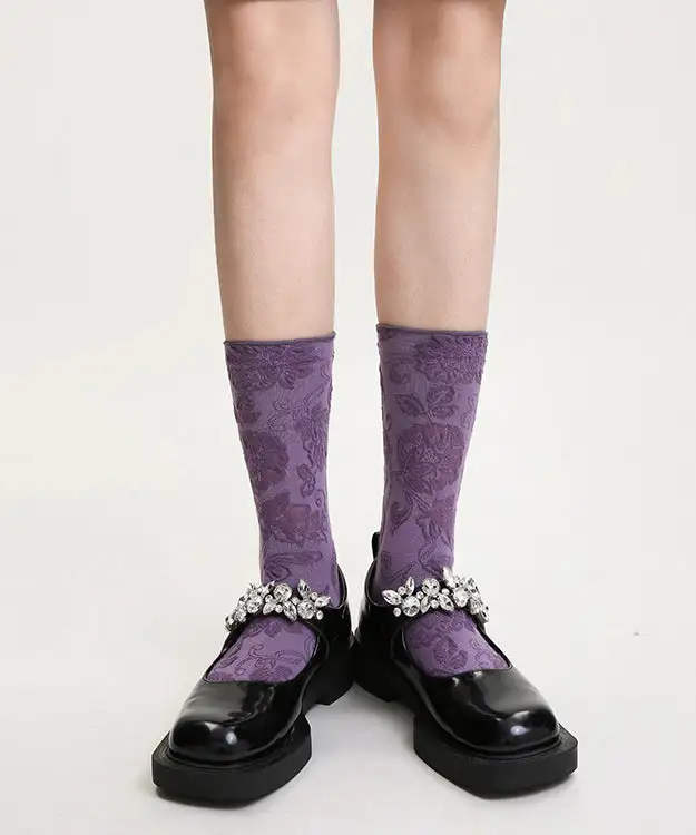 Chic Versatile Jacquard Socks