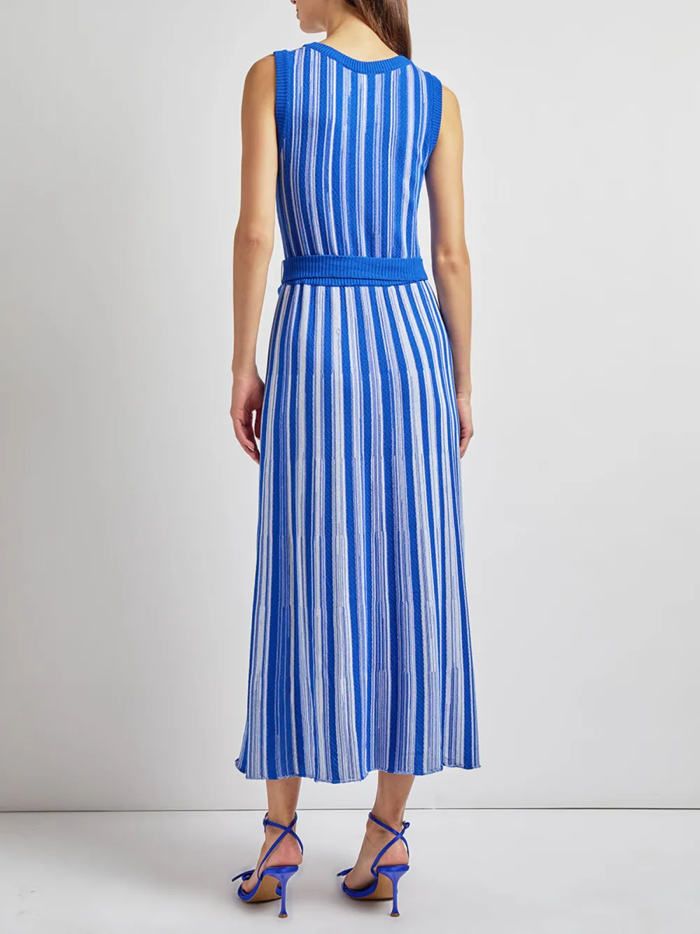 Striped Round Neck Dress