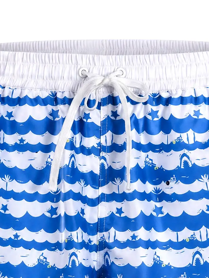Men's Drawstring Travel-ready Swim Shorts