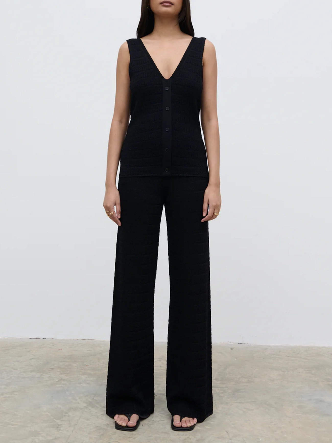 Crochet Knit Trousers