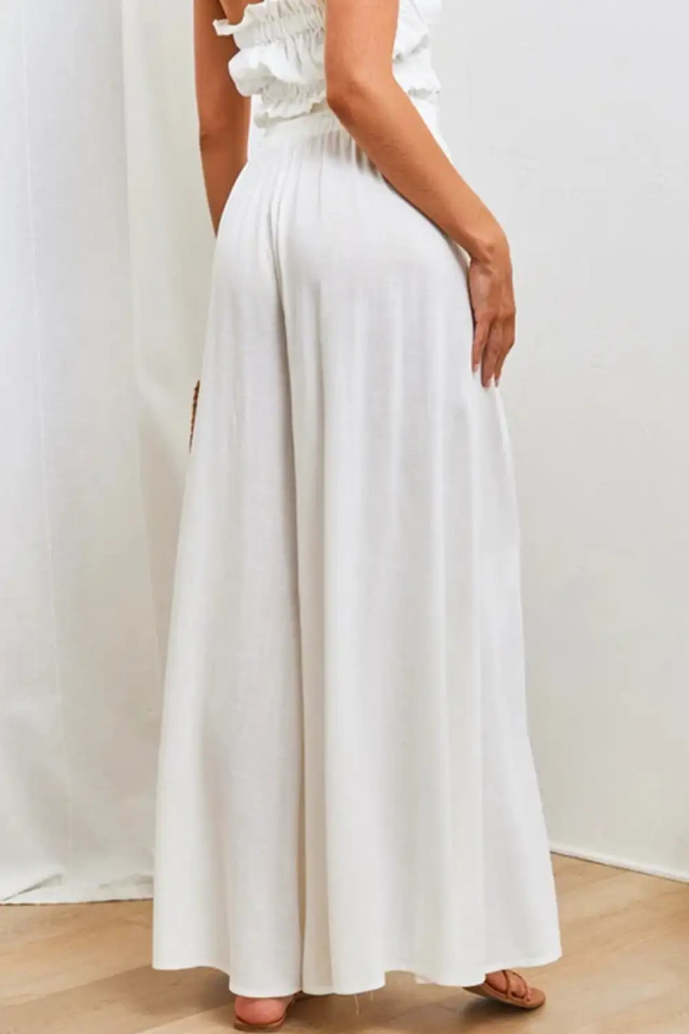 Easy Waist Wide Leg Pants