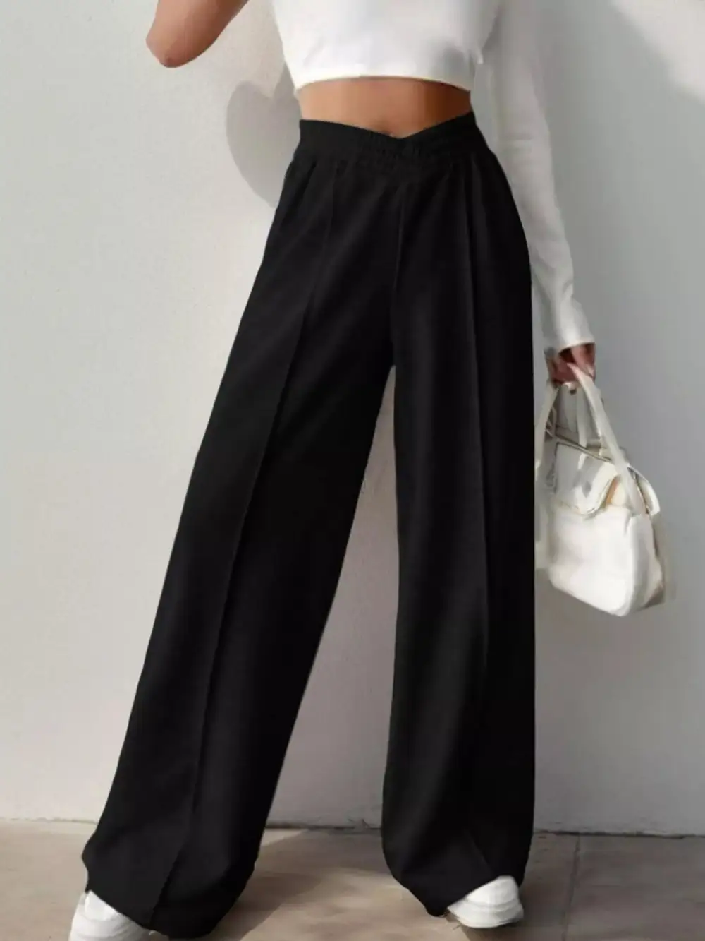 Everyday Wide Leg High Waist Pants