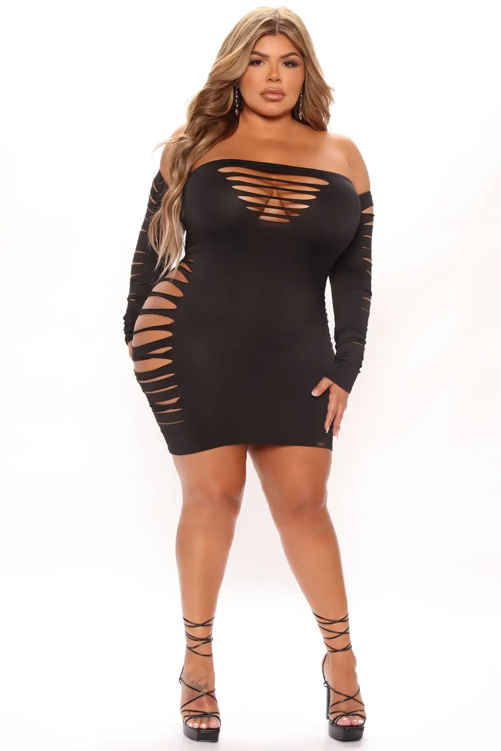It's A Look Mini Dress - Black