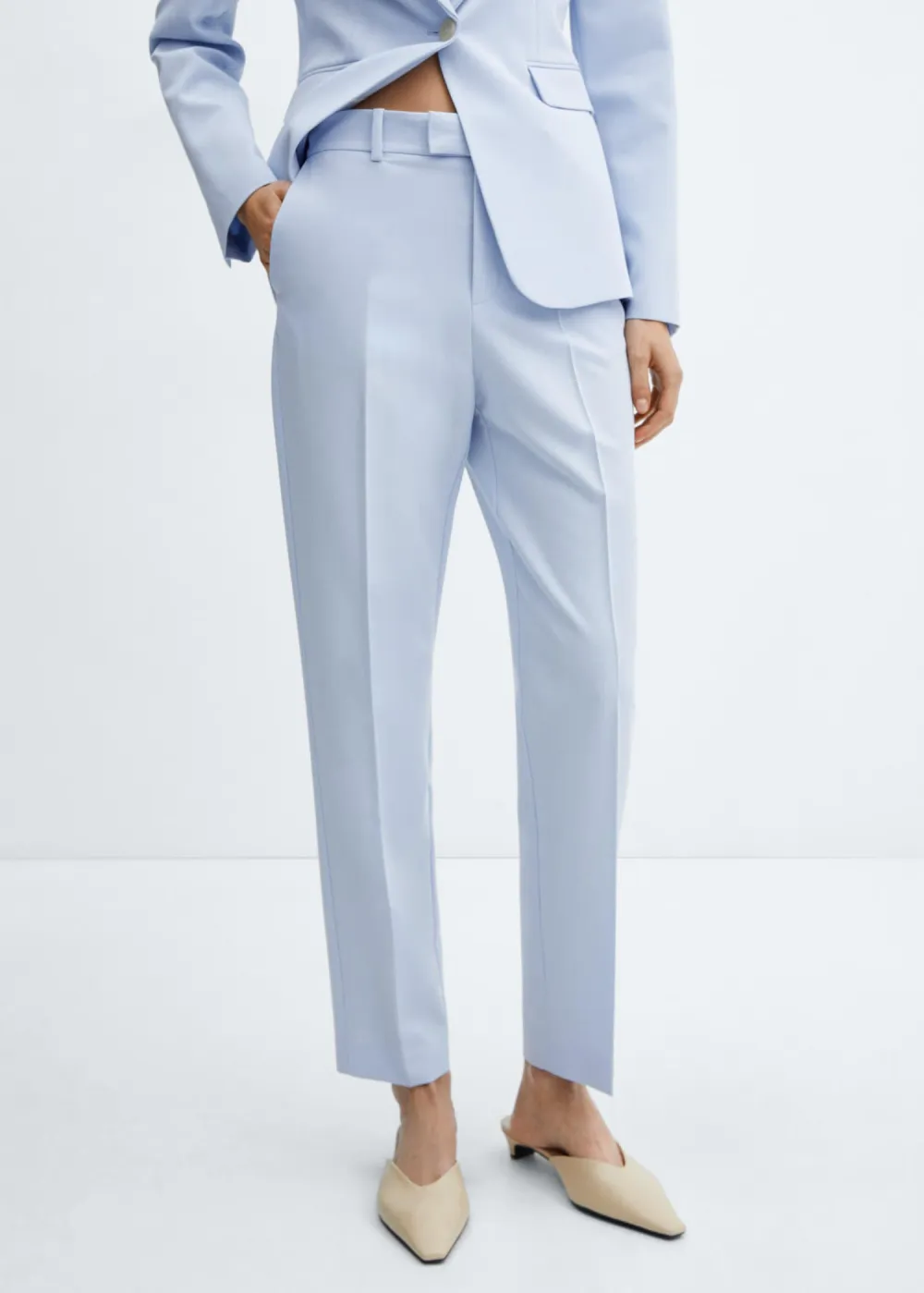 Straight suit pants