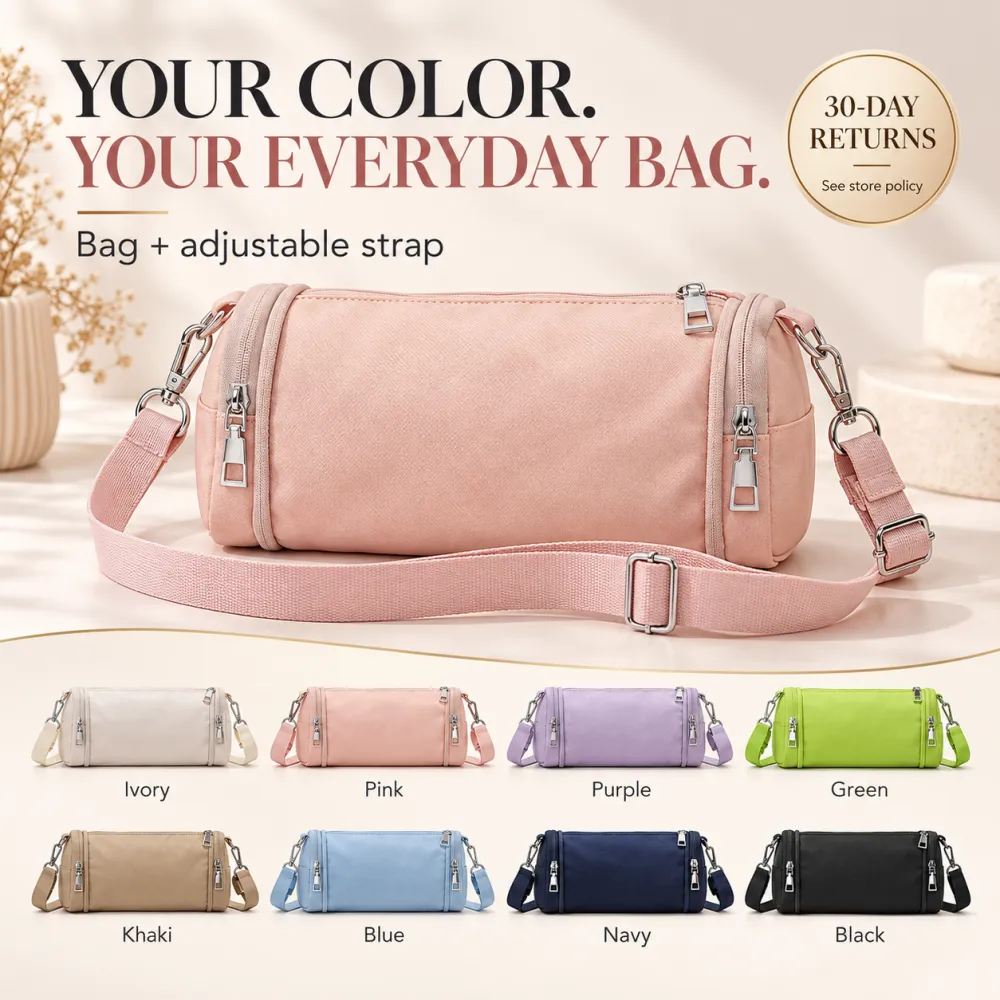 Telescopic folding triangle bag
