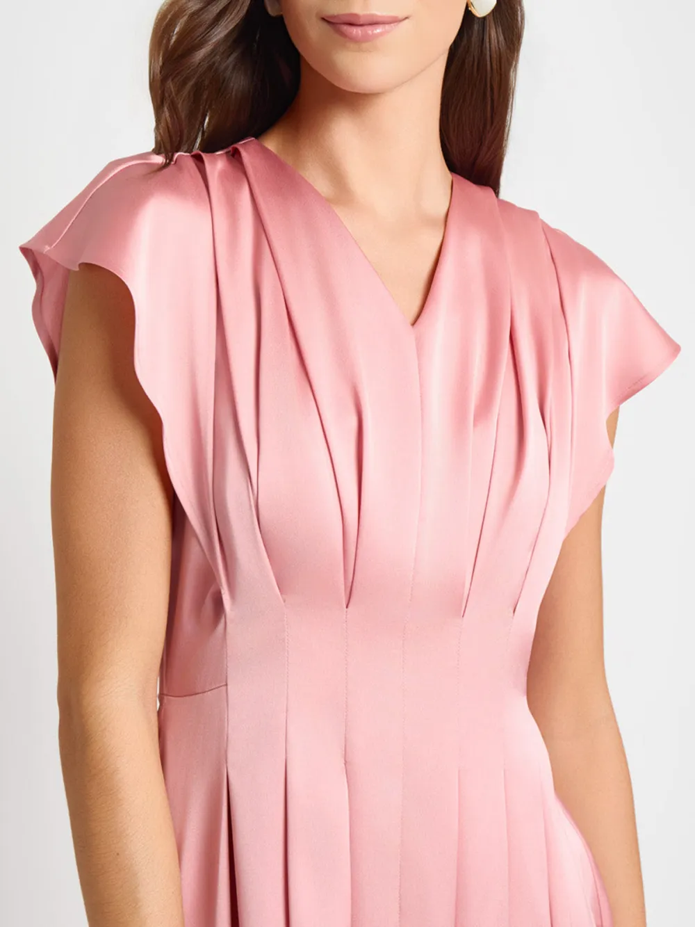 Smooth Little Fly Sleeve Dress