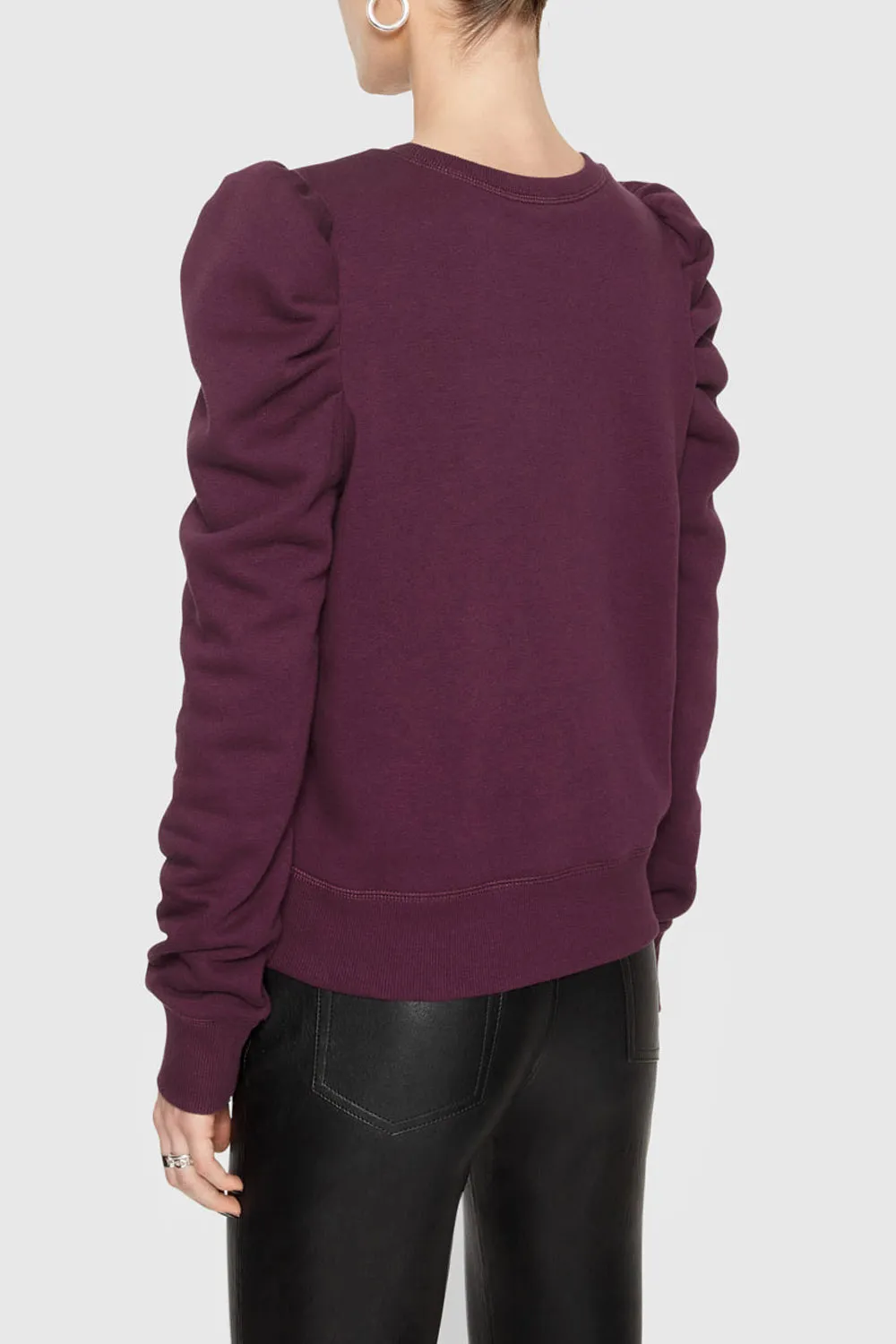 Crew Neck Garnet Hoodie
