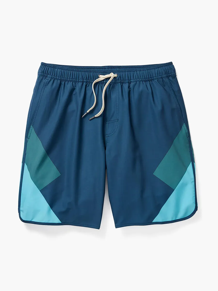 Men's Color Block Beach Shorts