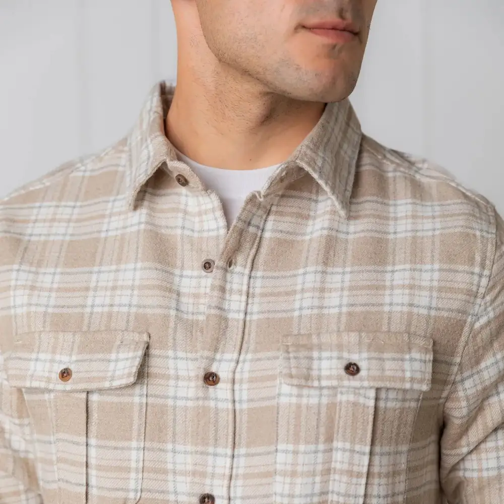 Modern Organic Flannel Shirt