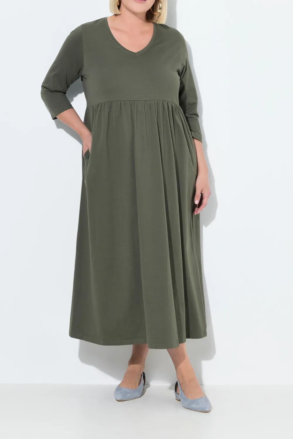 A-Line Pure Cotton Knitted Skirt