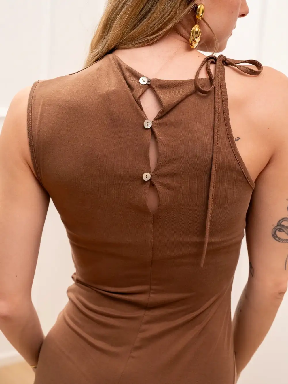Gathered Mini Ruched Jersey Dress