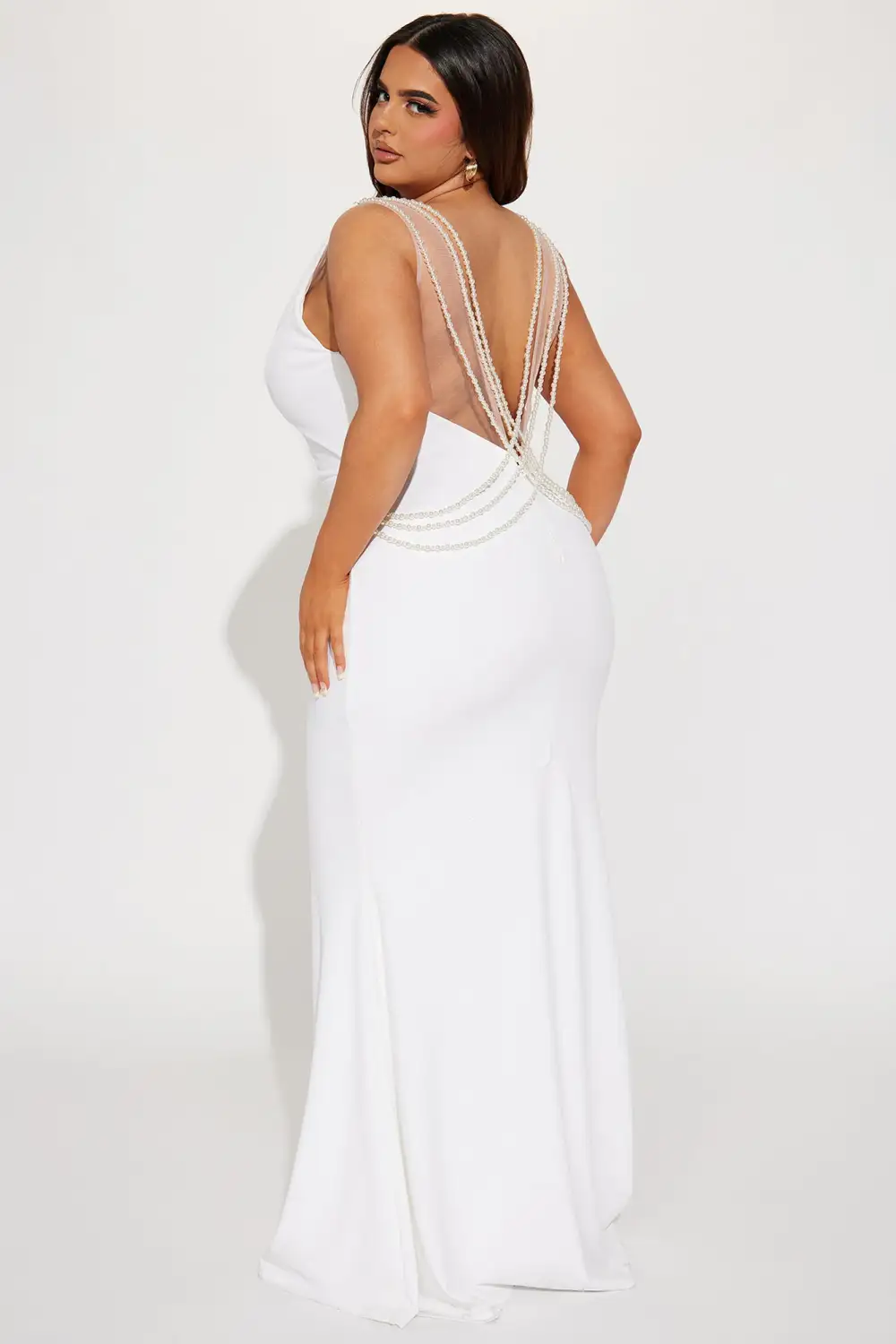 Perla Backless Gown - Ivory