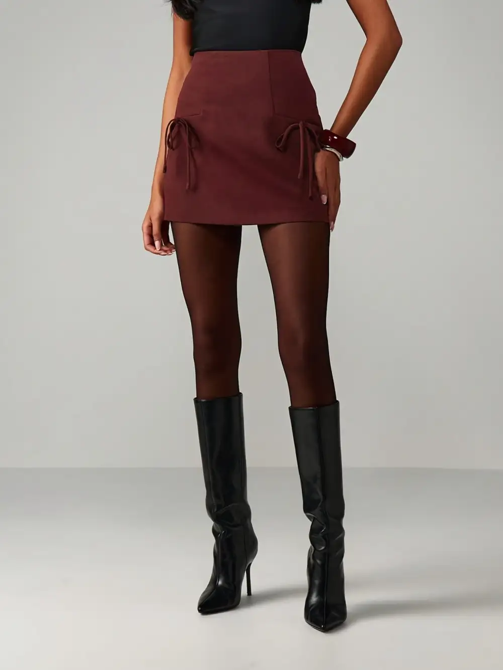 Lightweight Tie Side Skirt