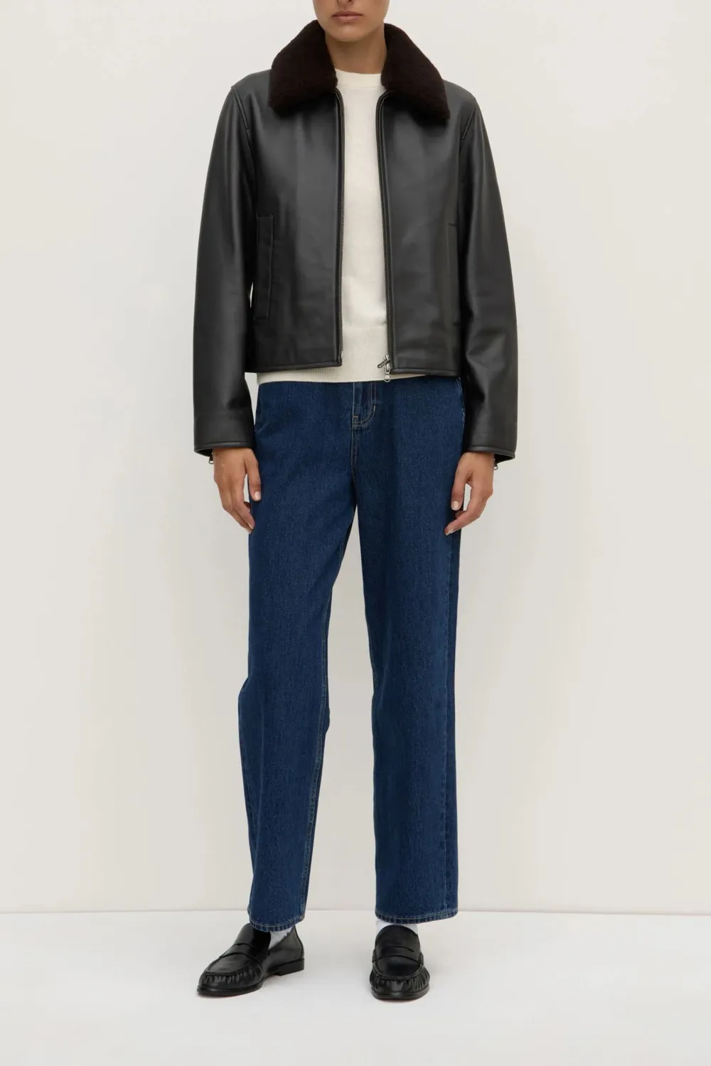 High Quality Lamb Leather Jacket