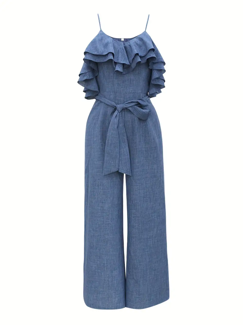 Ruffle Jumpsuit: Spring/Summer Style (Cold Shoulder, Wide Leg)