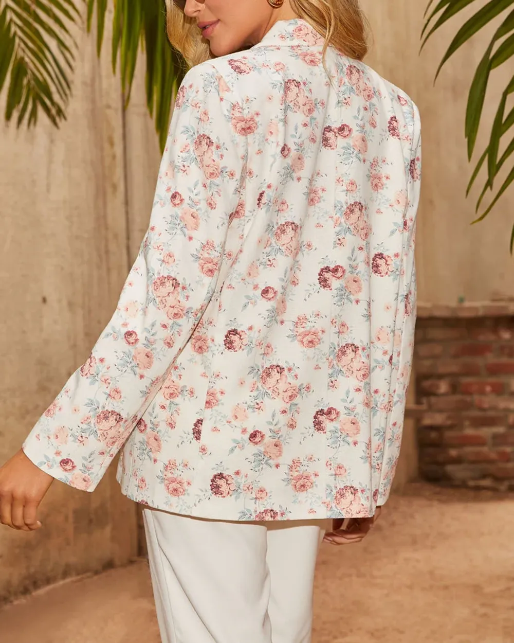 Floral Print Blazer