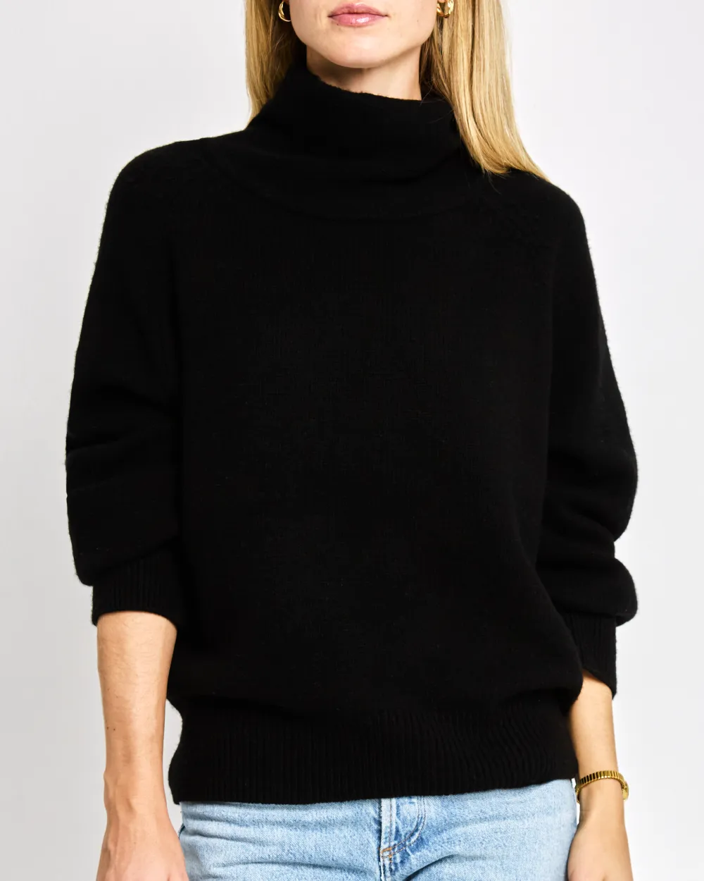 High Neck Knit Sweater