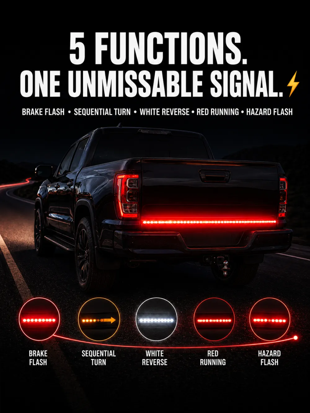 Car Pickup Truck Modified Light Bar