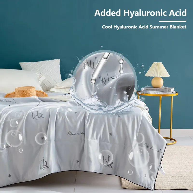 (Store Closing Sale) Cool Hyaluronic Acid Summer Blanket Queen King Size