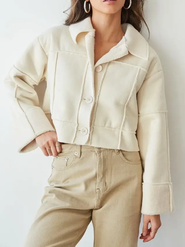 Sherpa Cropped Jacket