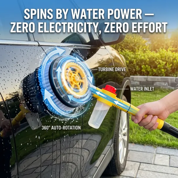 Portable Long-Handle Telescopic Car Wash Brush