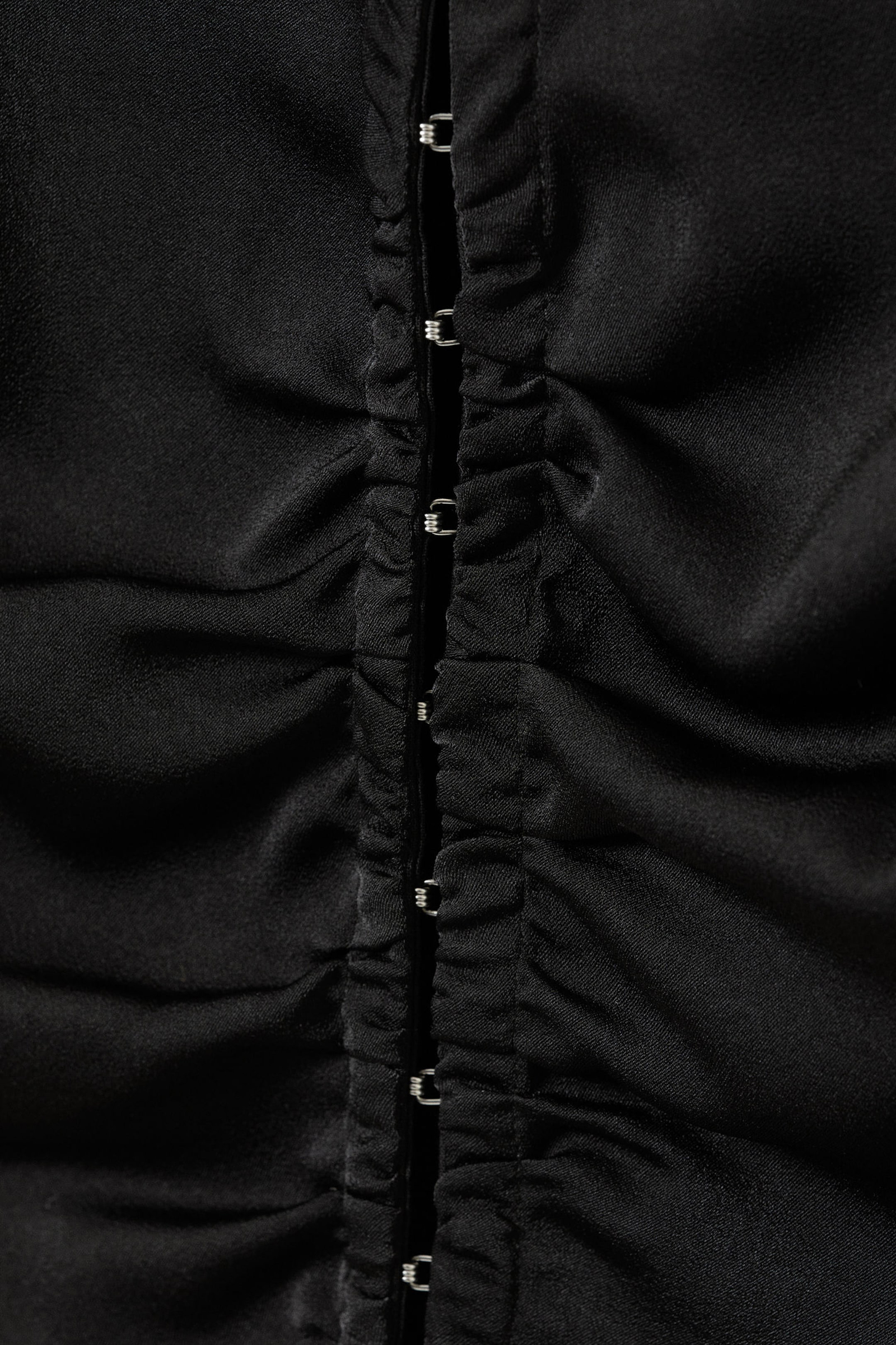 Ruched Long Sleeve Shirt