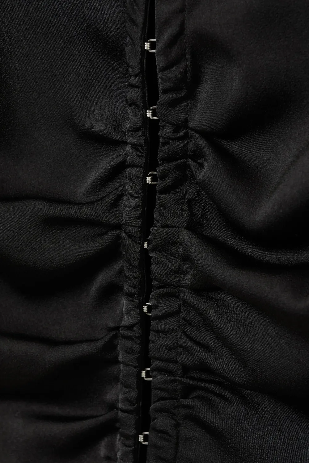 Ruched Long Sleeve Shirt